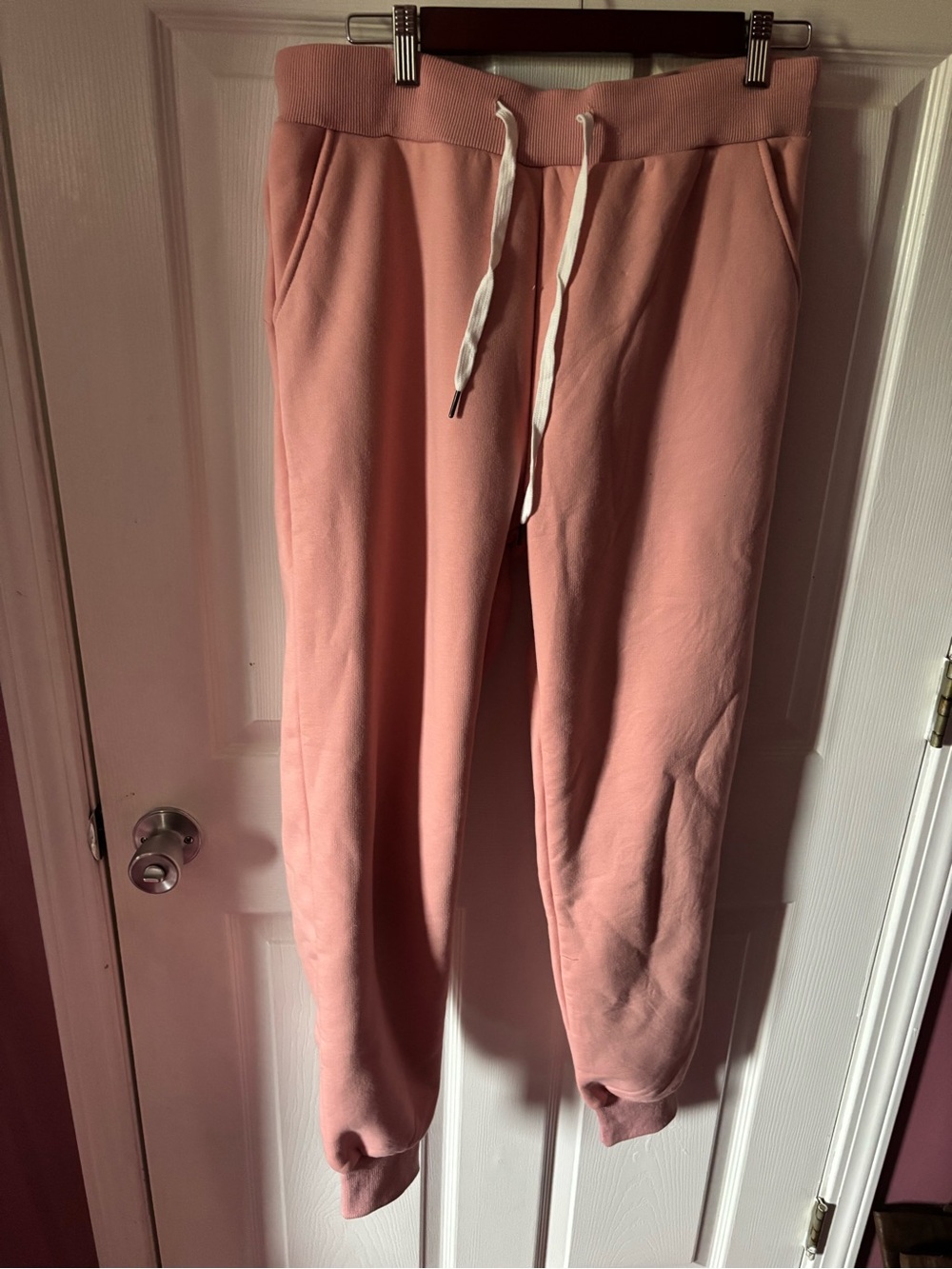 Women’s Pink Drawstring Jogger Pants